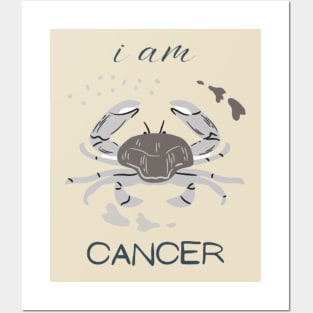 i am cancer Posters and Art